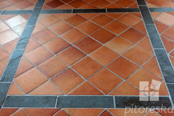 traditional terracotta tiles