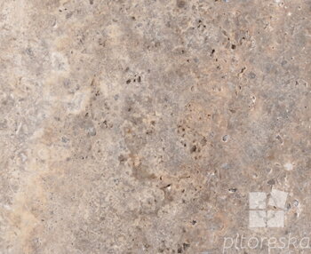prírodný kameň travertín rustik šedohnedý strieborný